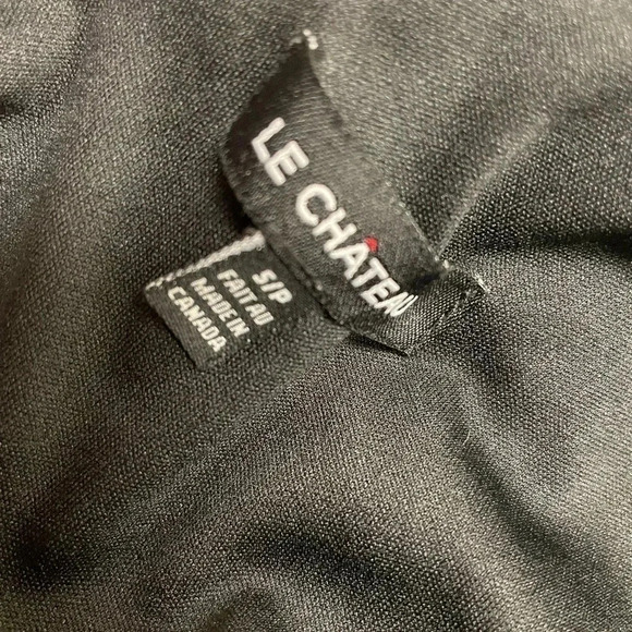 Le  Chateau Black Open Arm Dress Size Small - Picture 8 of 8